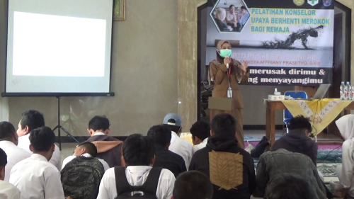 Pelatihan Konselor Upaya Berhenti Merokok Bagi Remaja